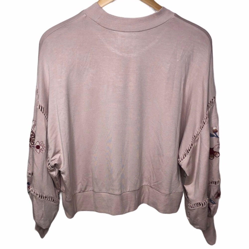 Harper Heritage Francesca’s Floral Embroidered Top Pink Size Small TN245-Z00 - Picture 2 of 6
